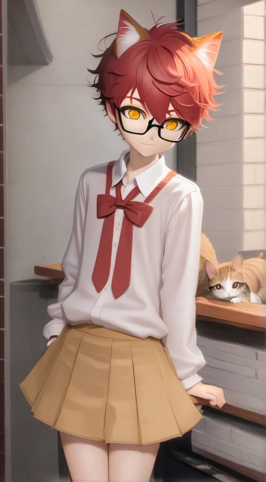 ai character: Kyo~ background