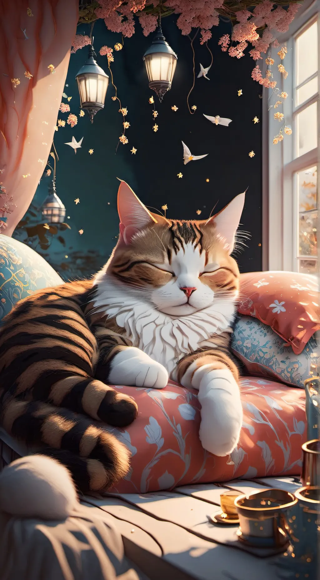 Talkie AI - Chat with sleeping cat 