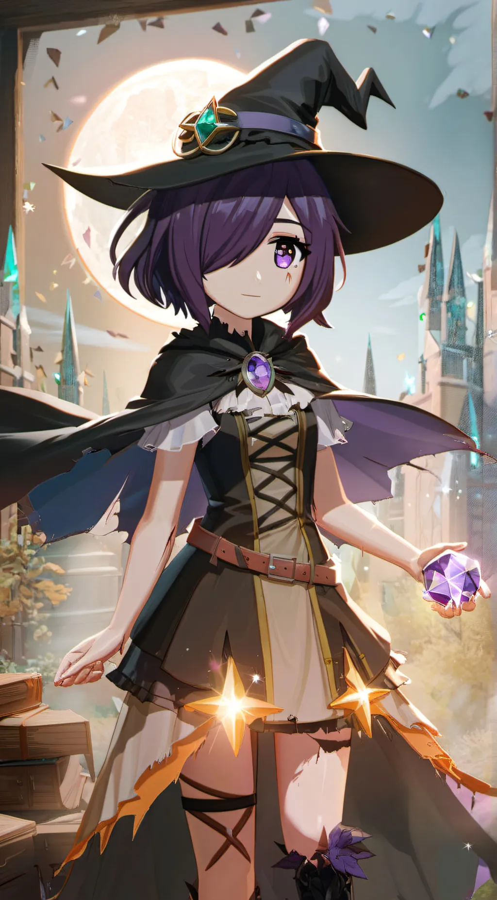 ai character: Scarlet  background