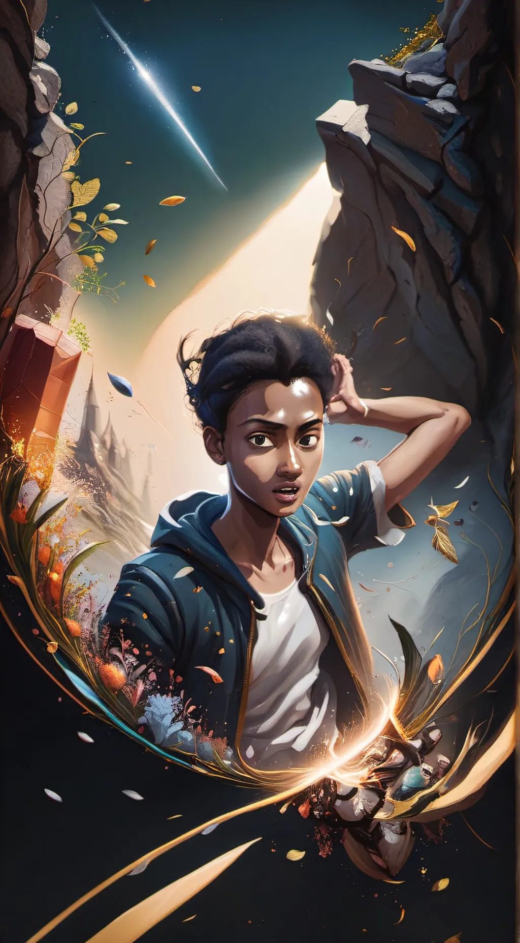 ai character: Carter Kane background