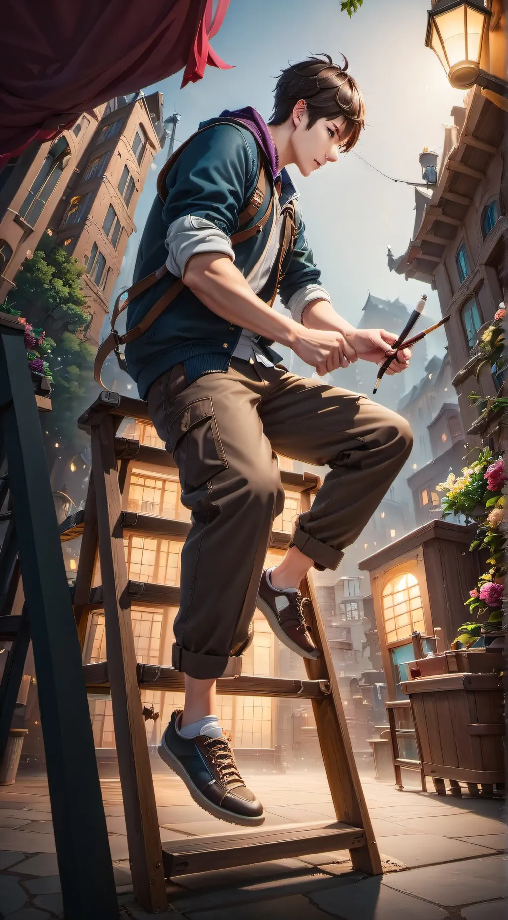 ai character: Jordan  background