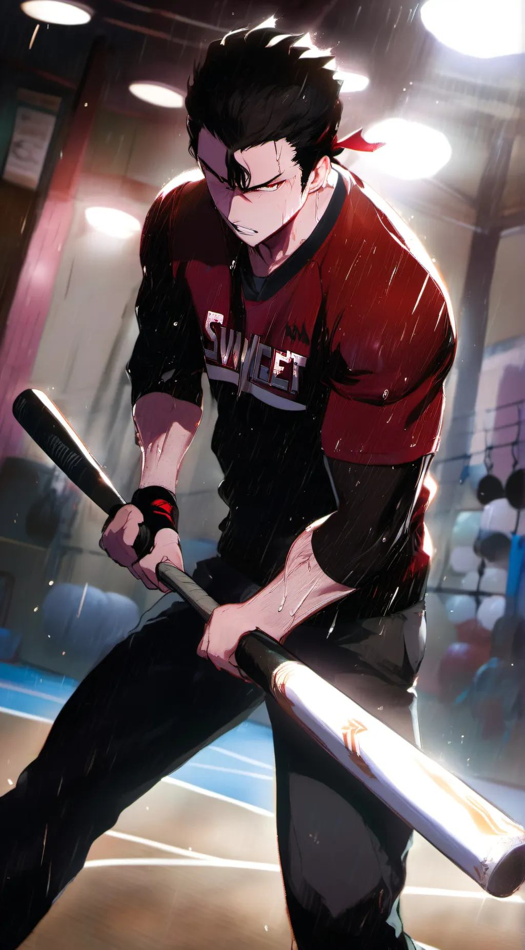 ai character: metal bat background