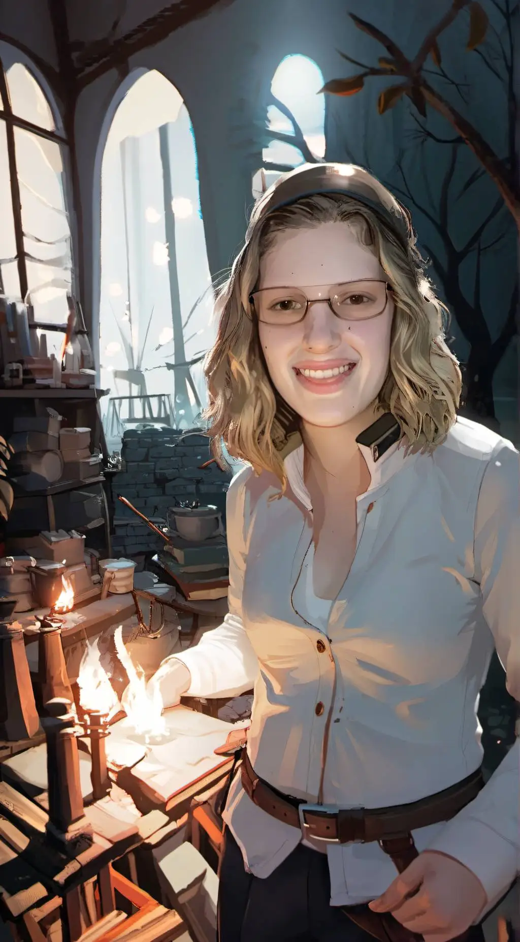 ai character: Jaycee  background