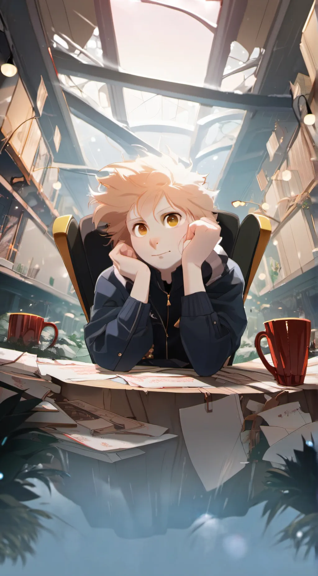 ai character: catnip  background