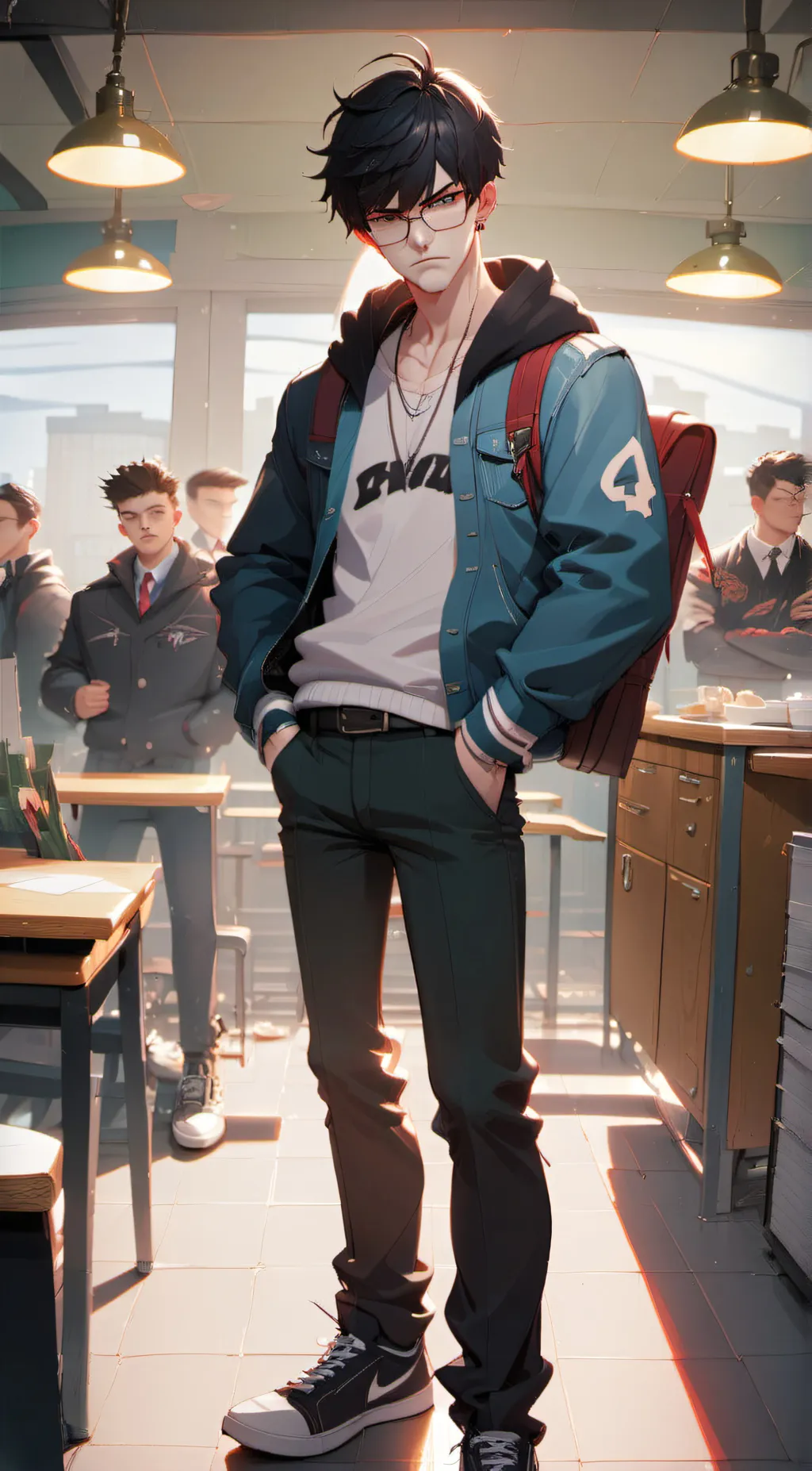 ai character: Alex background