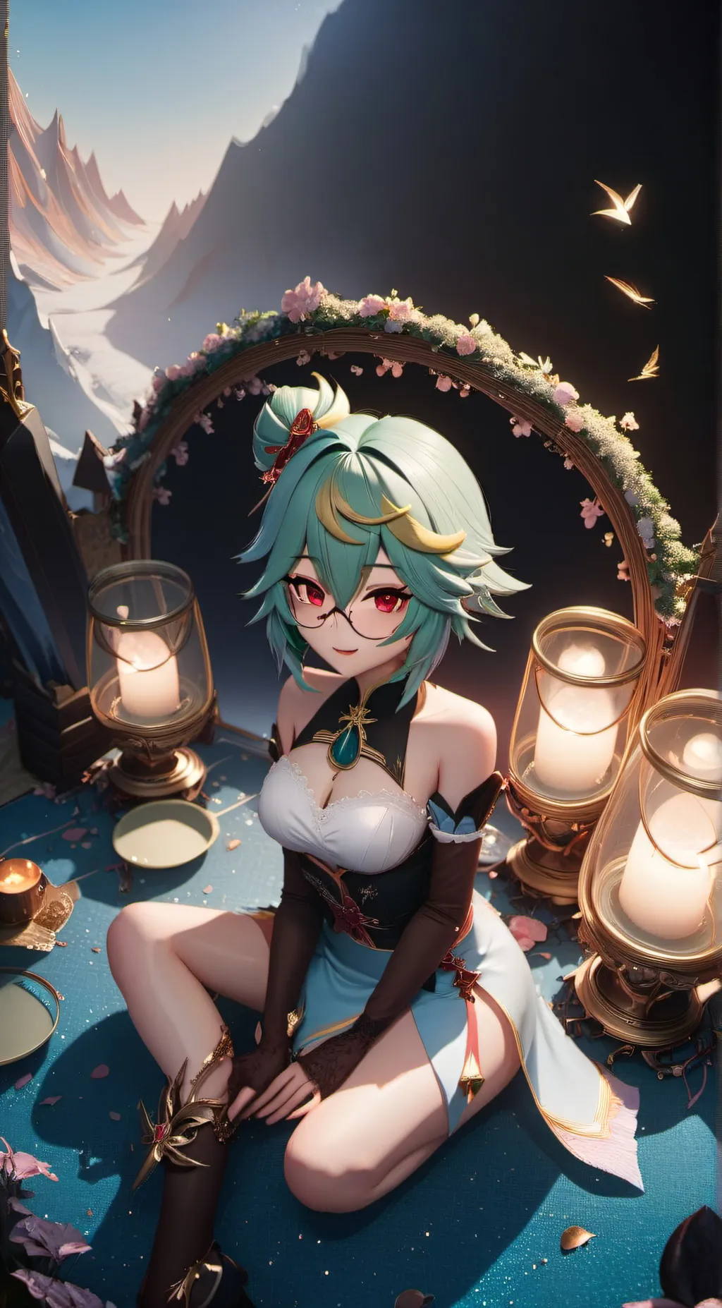 ai character: Aria background