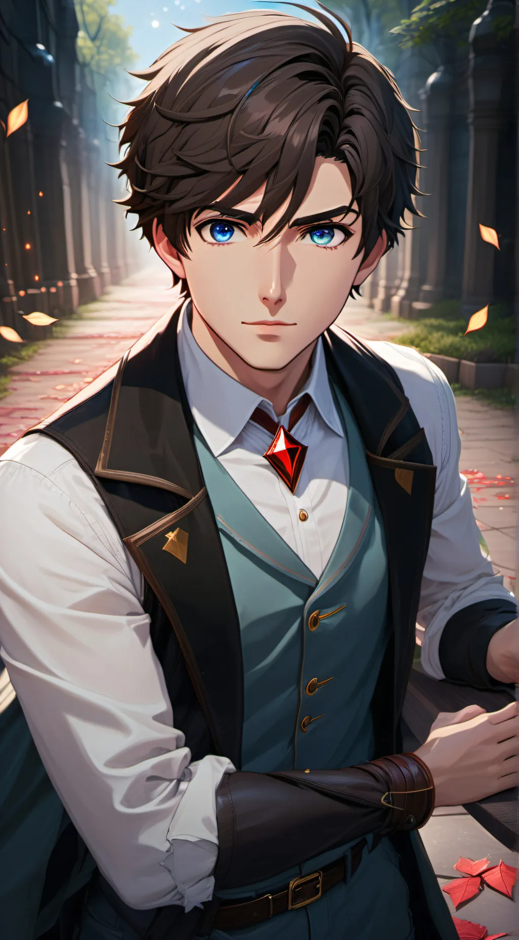 ai character: Keito background