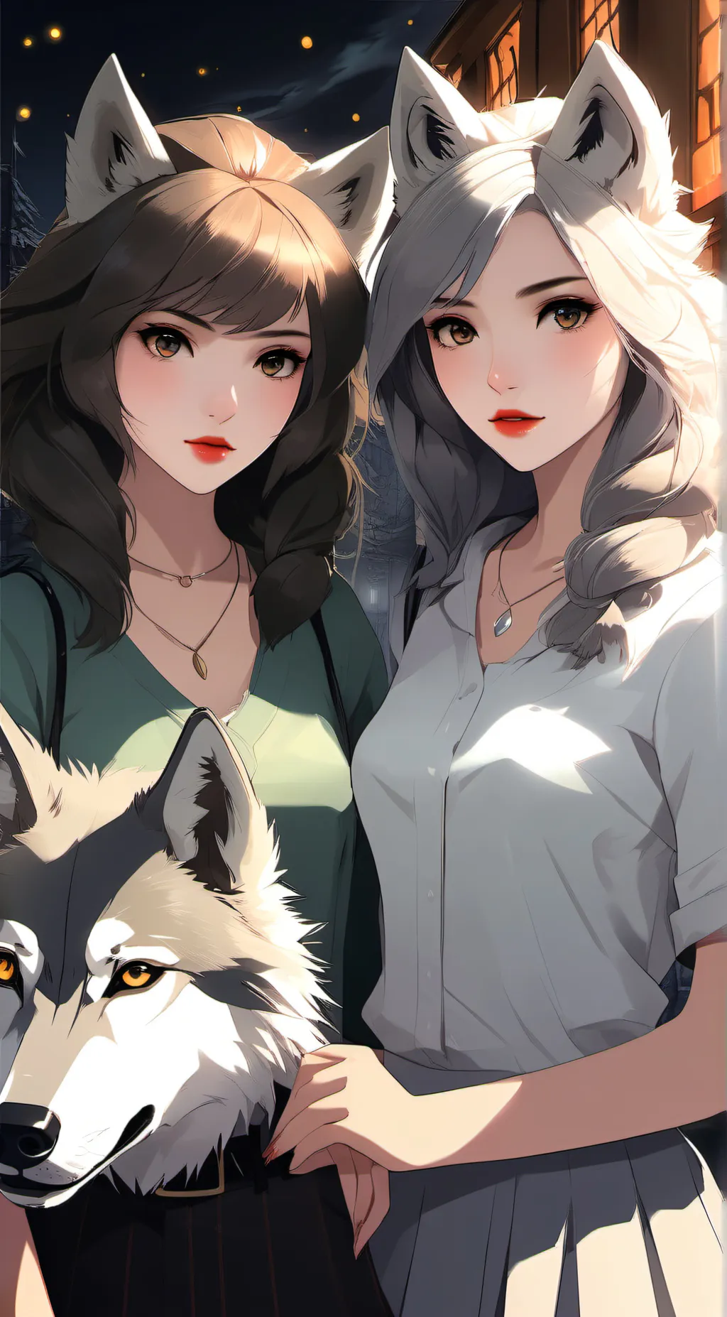 ai character: wolf pack background