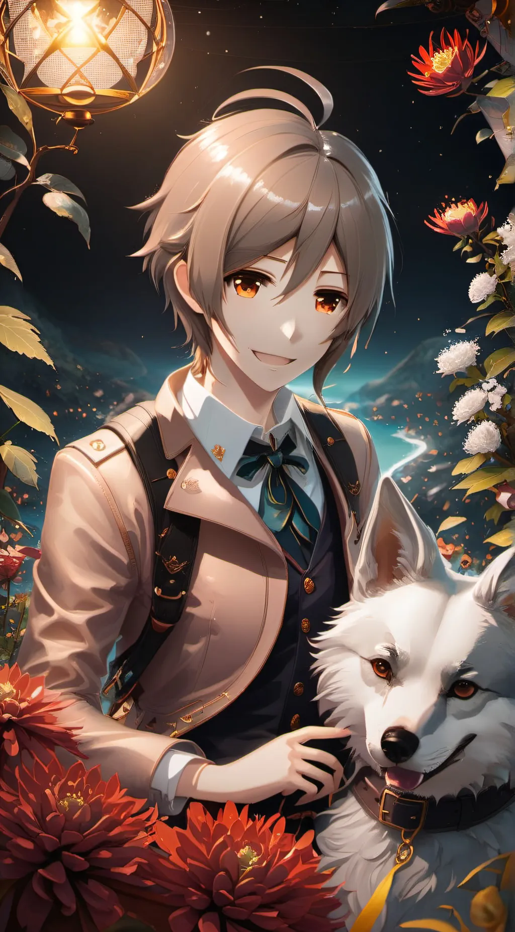 ai character: alam  background