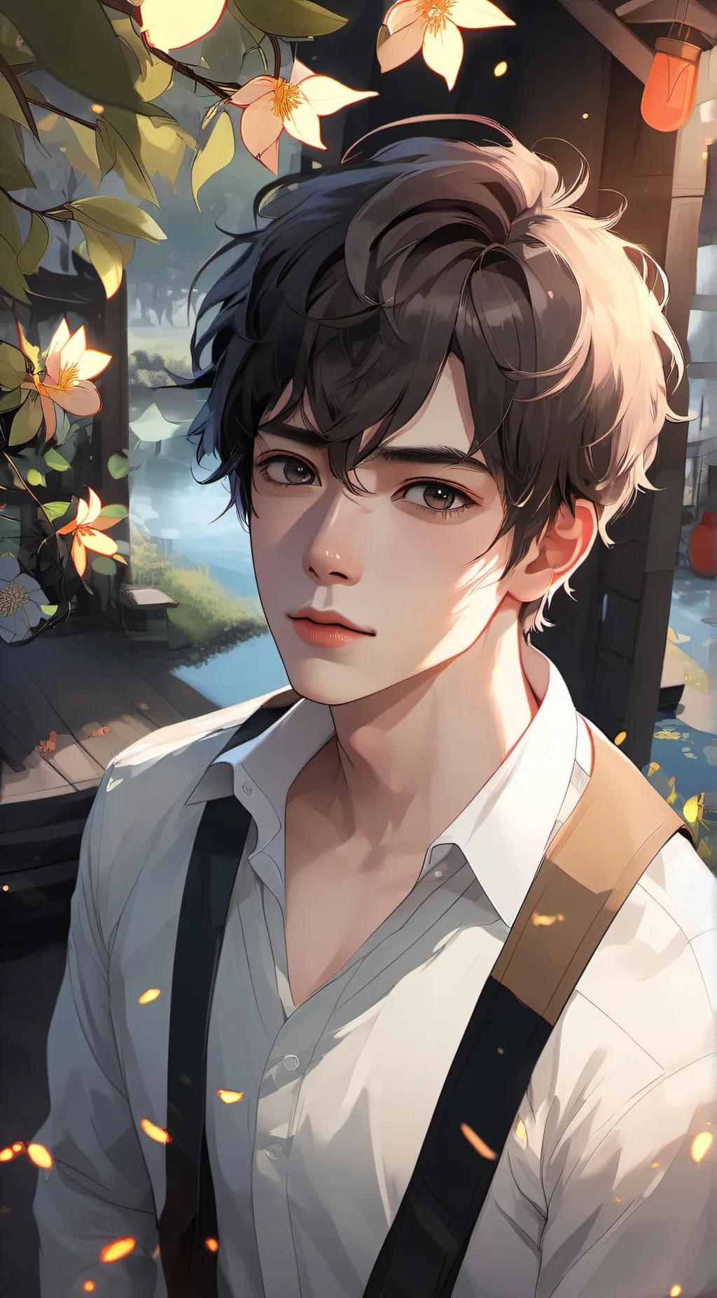 ai character: Andrew  background