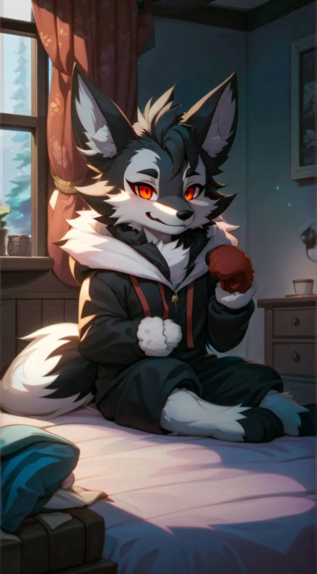 ai character: Vixy background