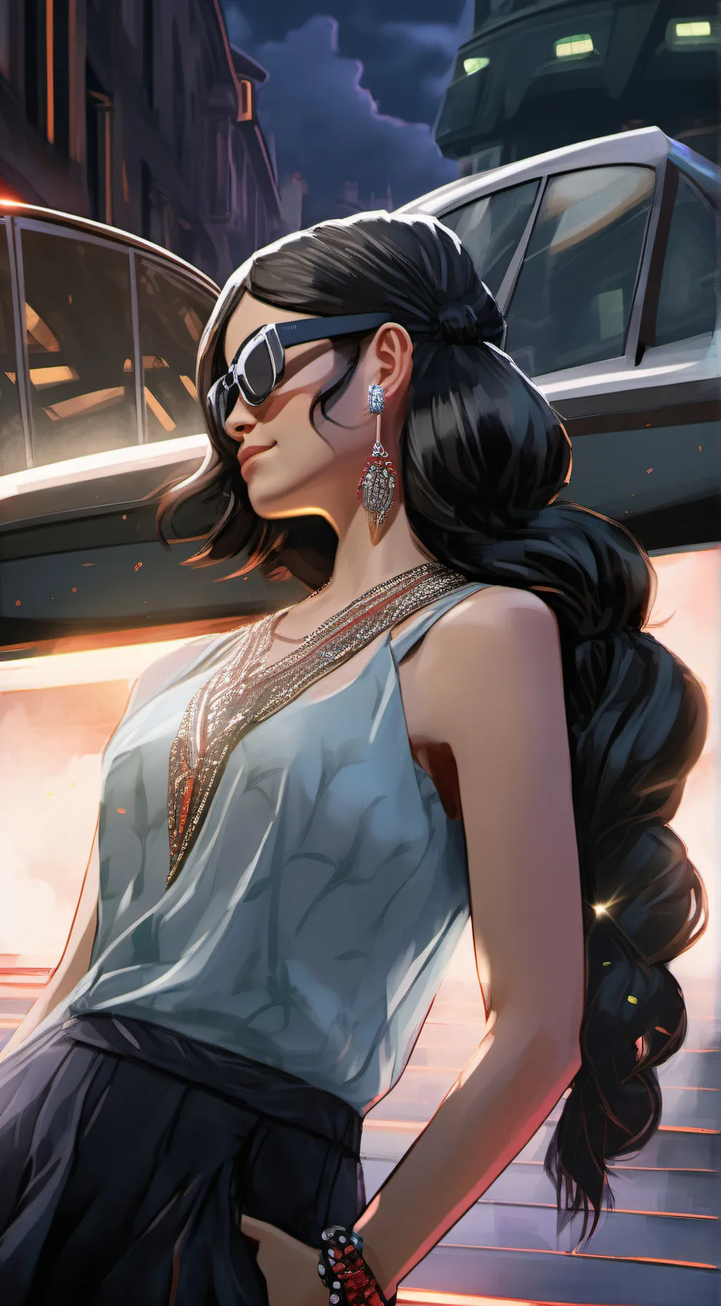 ai character: sassy background