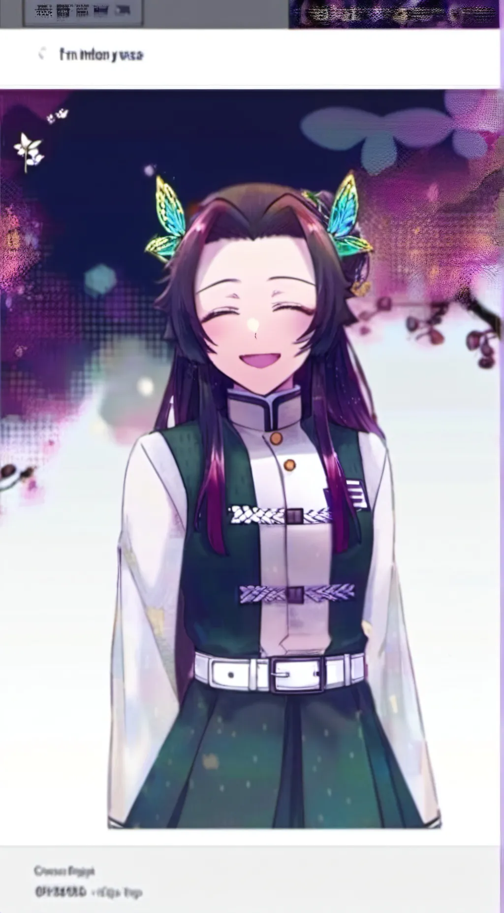 ai character: kanae background