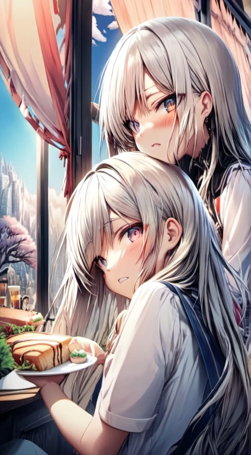 ai character: (Akasuki) & (Suki) background