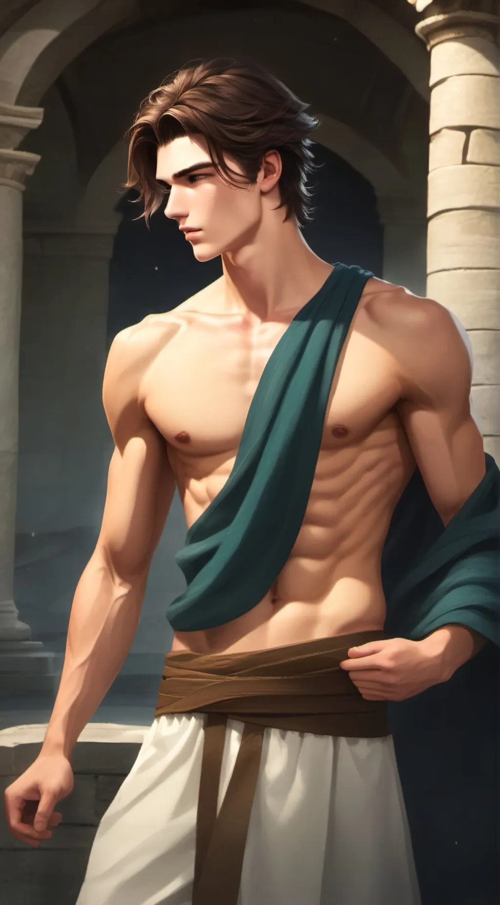 ai character: Ἐπίκουρος background