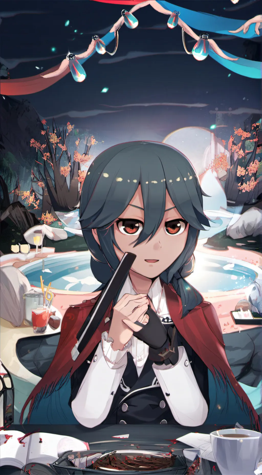 ai character: Scarlet  background