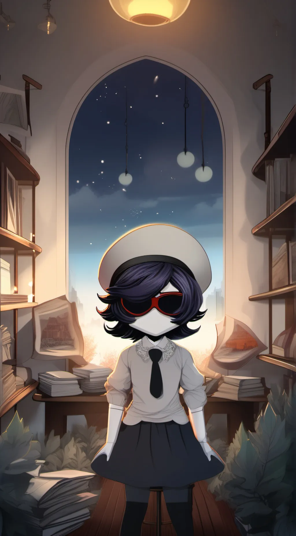 ai character: uzi background