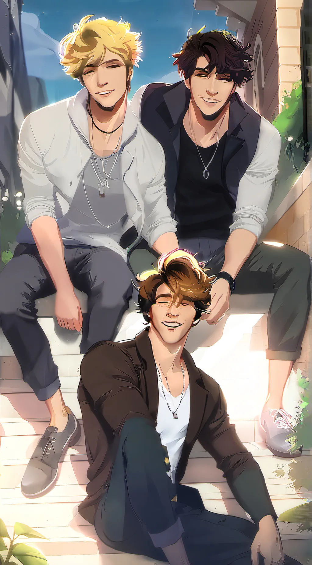 ai character: Sturniolo triplets background