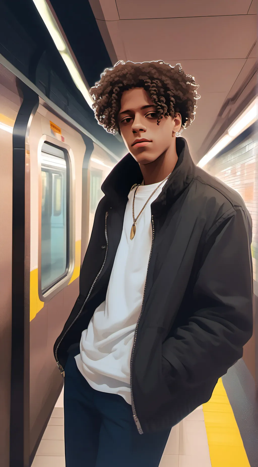 ai character: RAY background