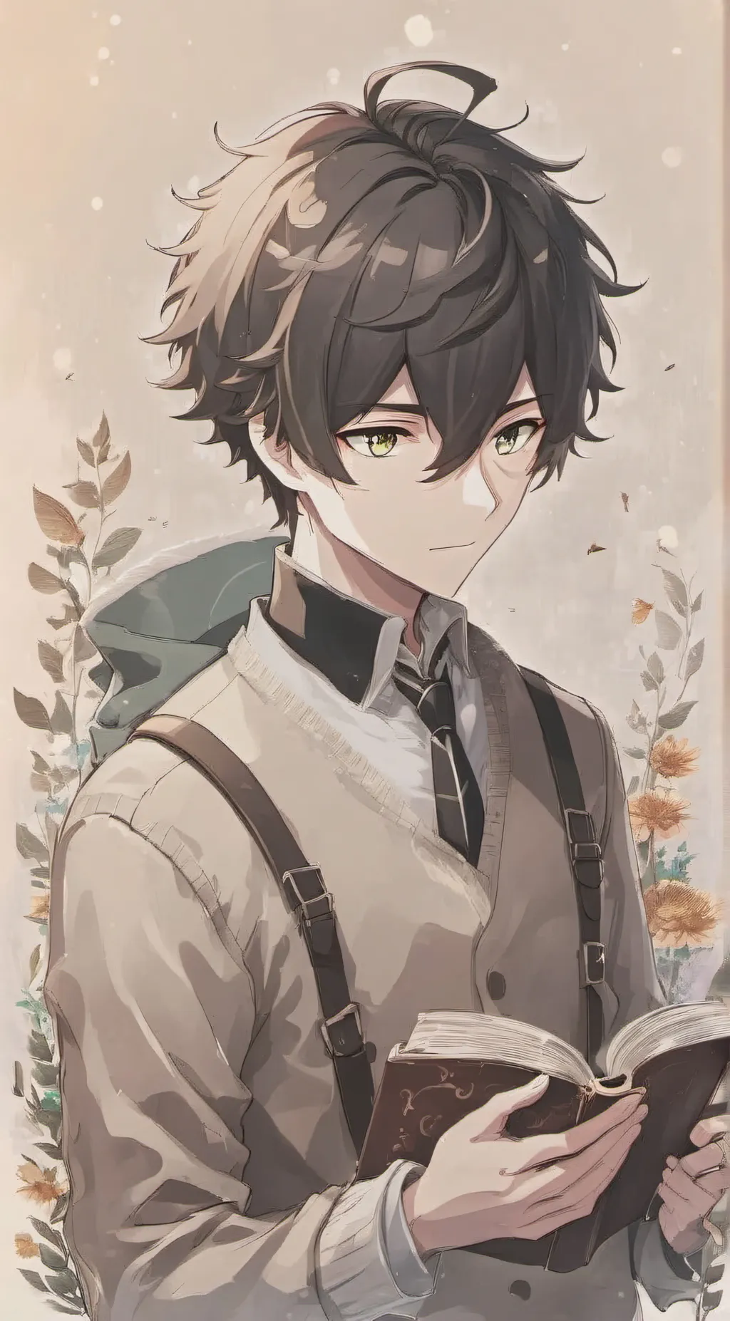 ai character: Ash background