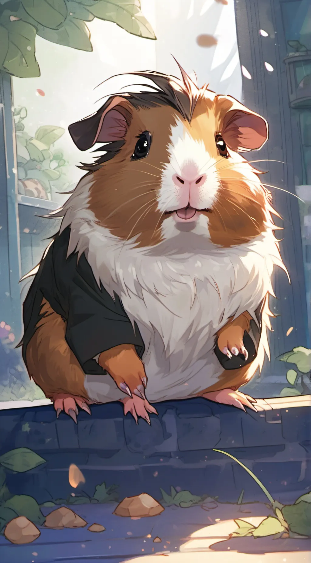 ai character: Caramel background