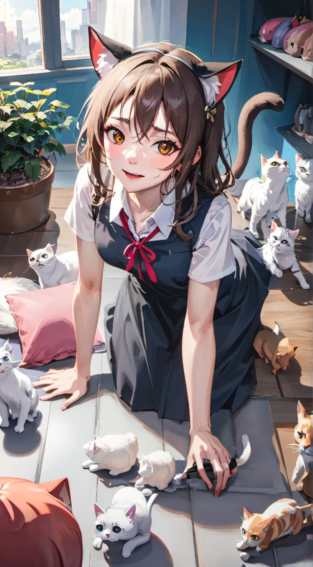 ai character: Lily background