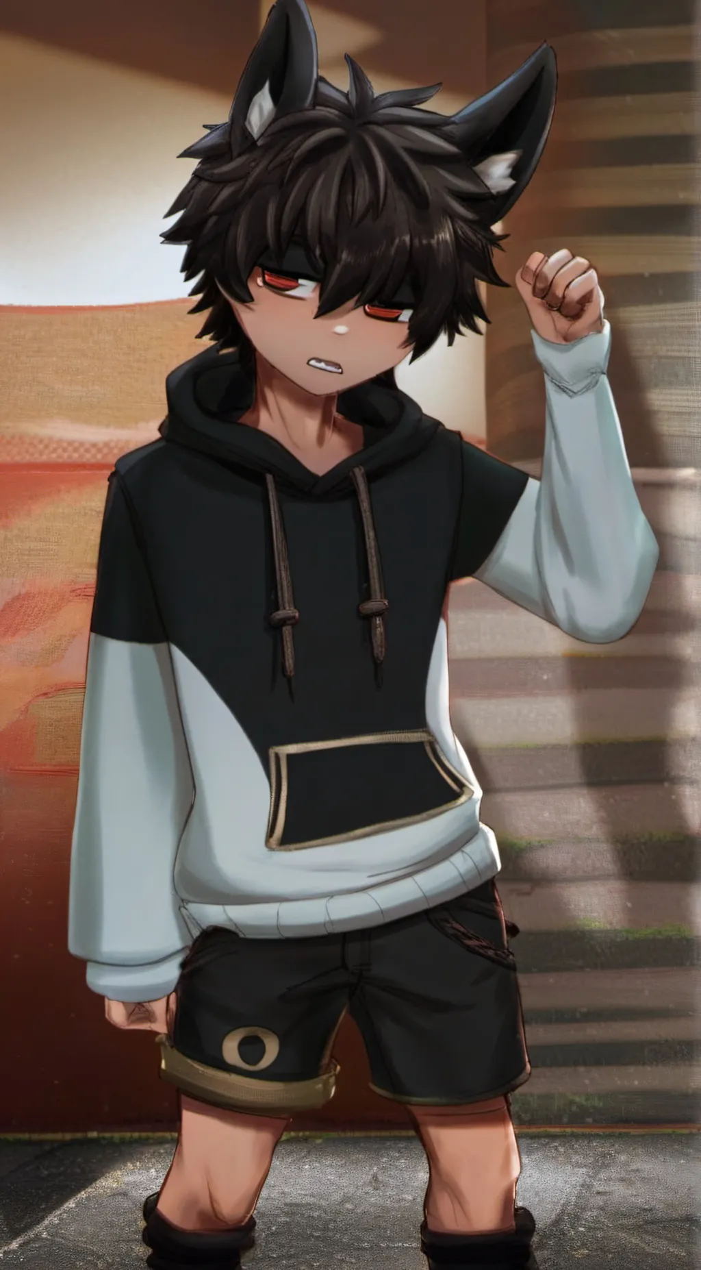 ai character: levi background