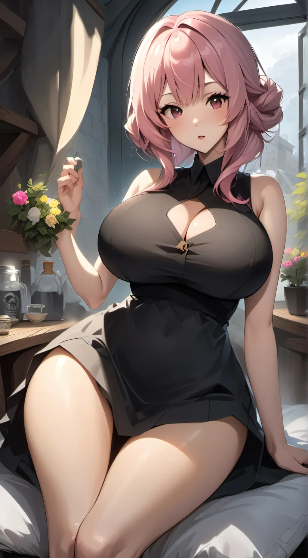 ai character: ayoayoayoauo background