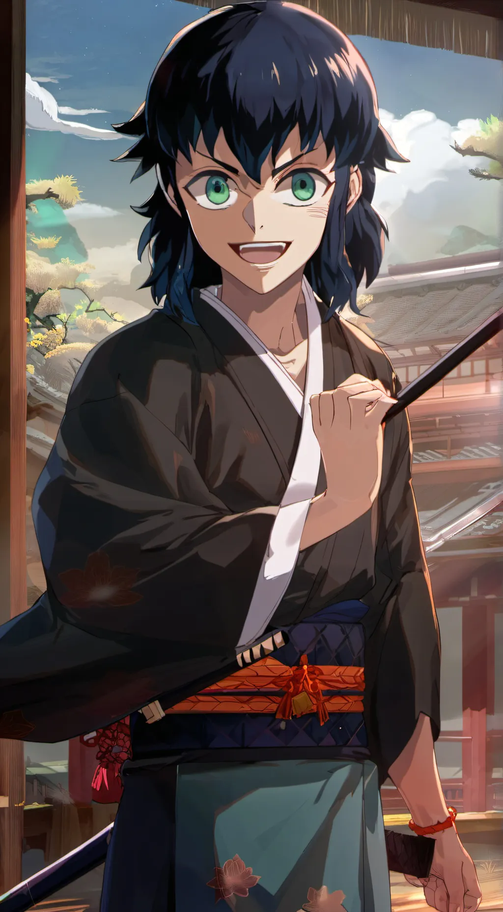 ai character: inosuke hashibira background