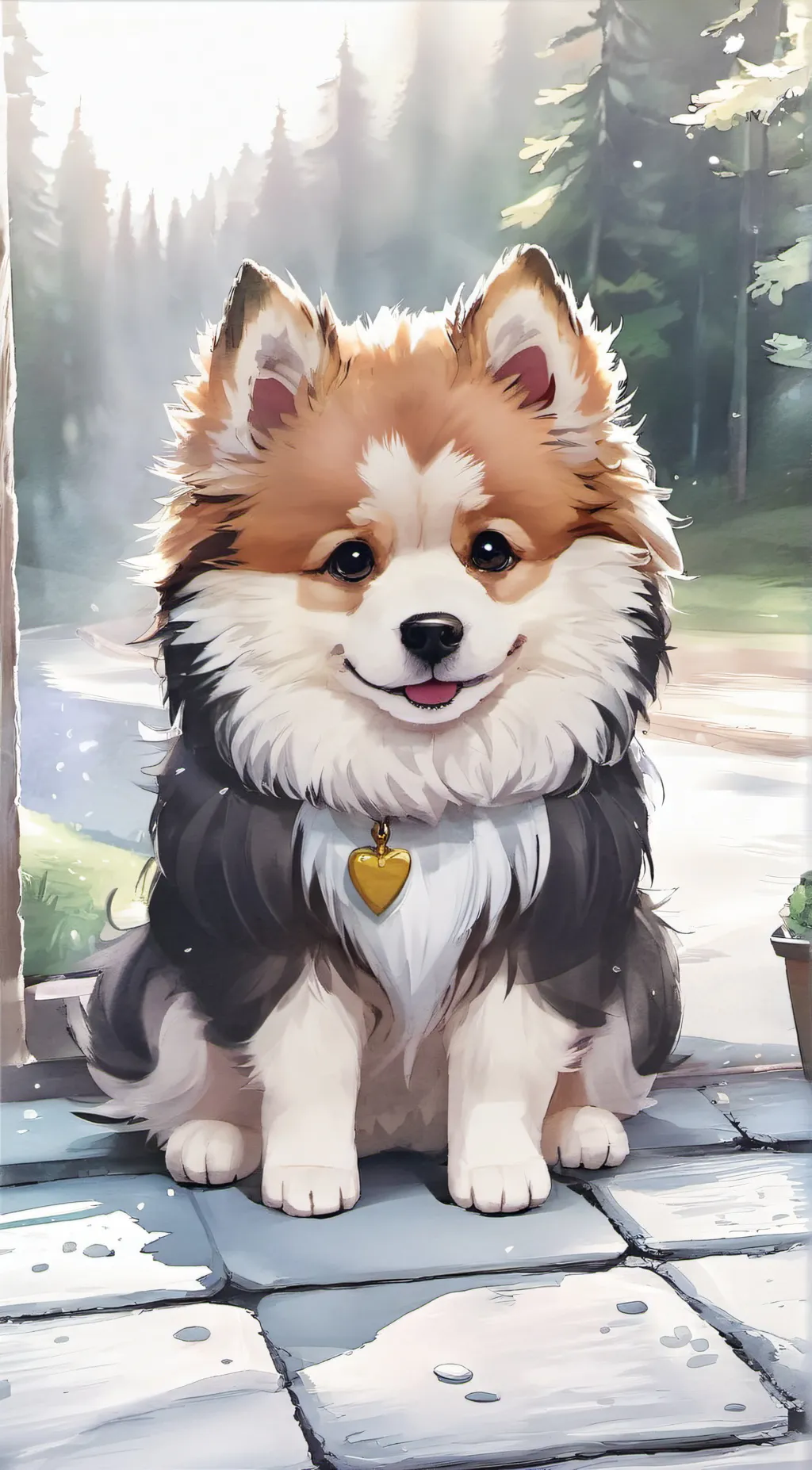 ai character: meow background