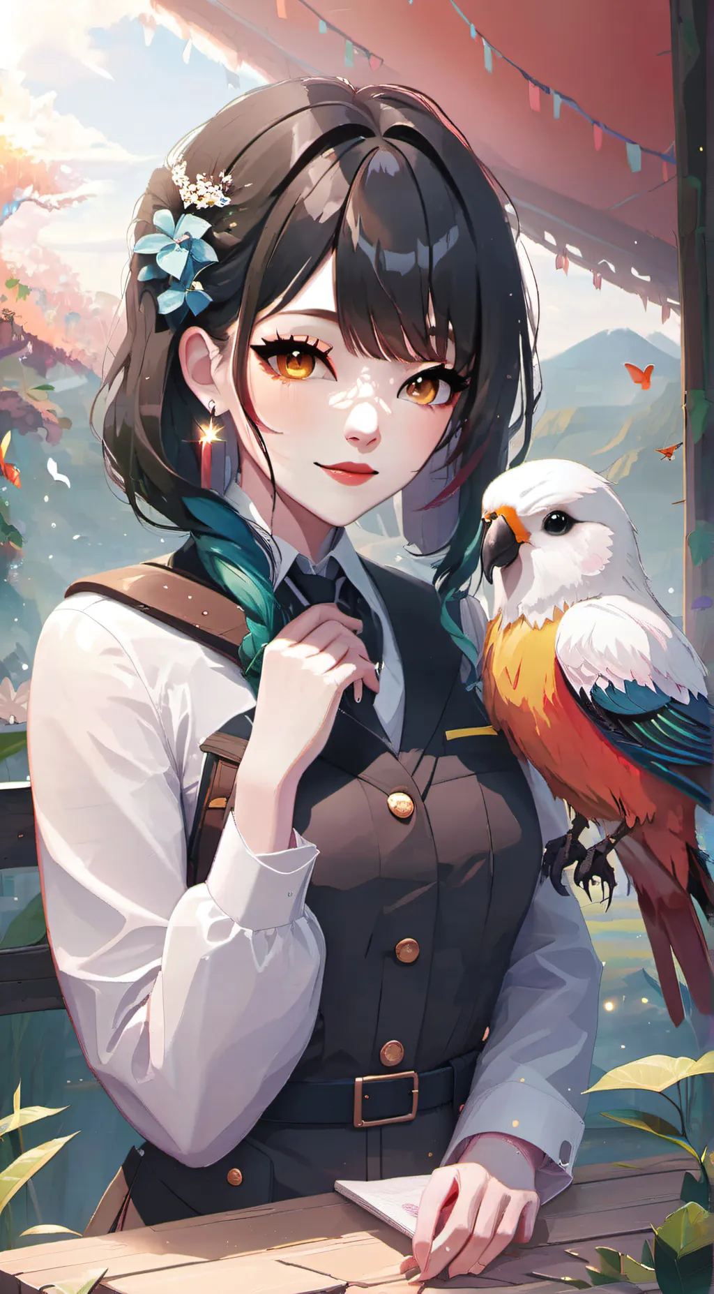 ai character: Shazana  background