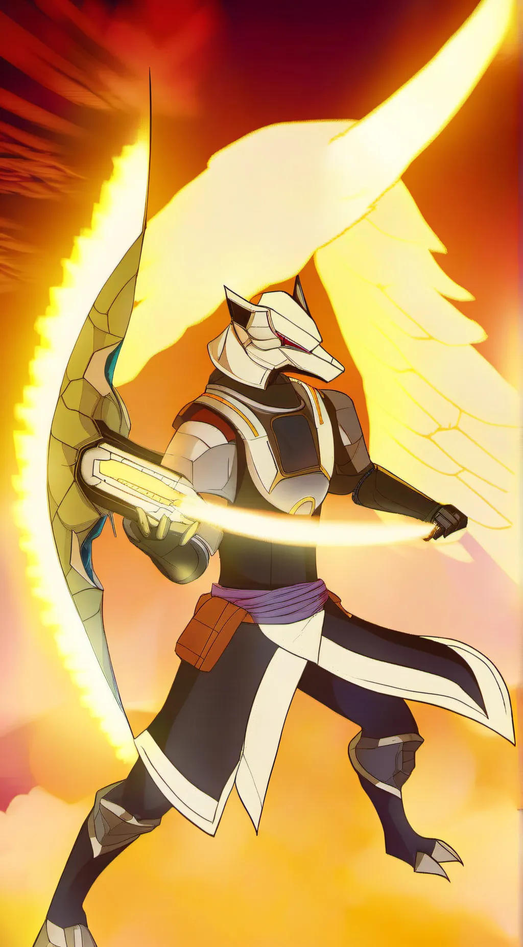 ai character: Wolf guardian background