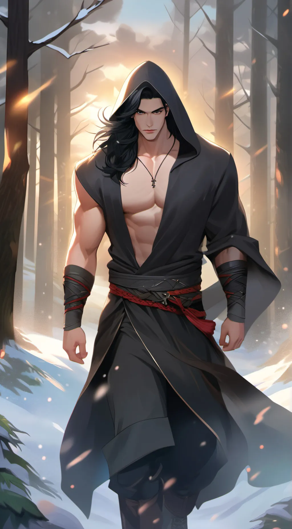 ai character: Death background