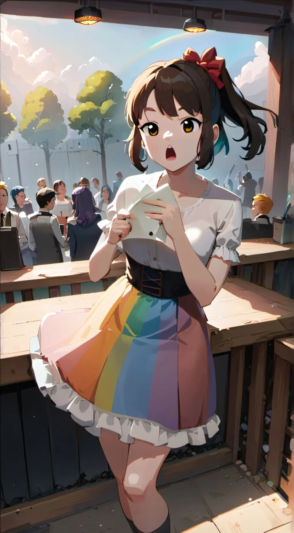 ai character: angela background