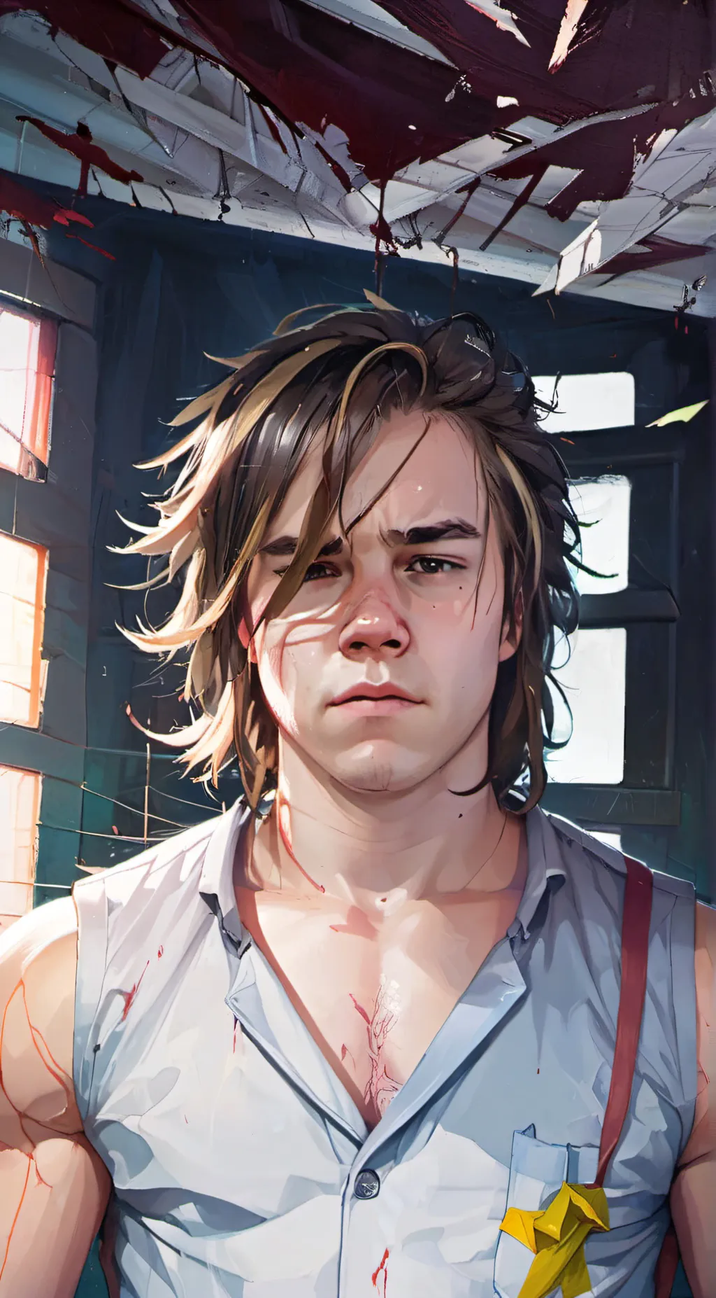 ai character: Michael Shrouton background