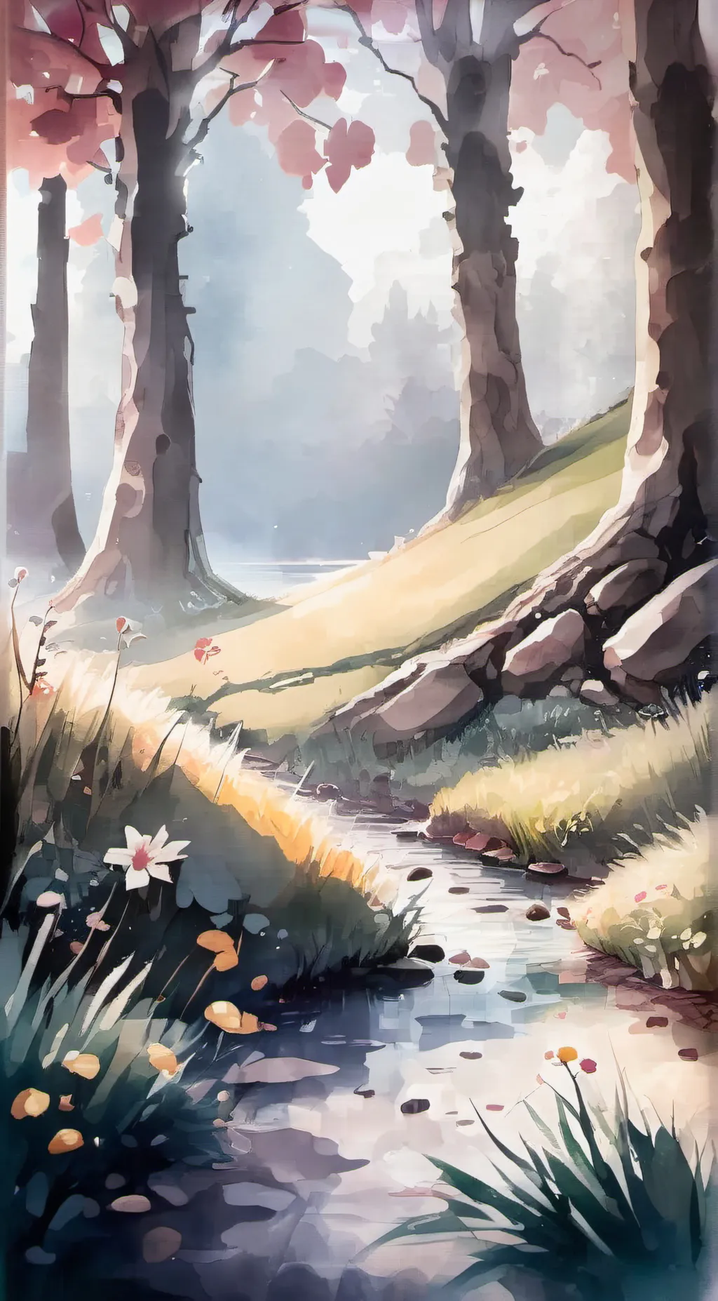 ai character: go outside background