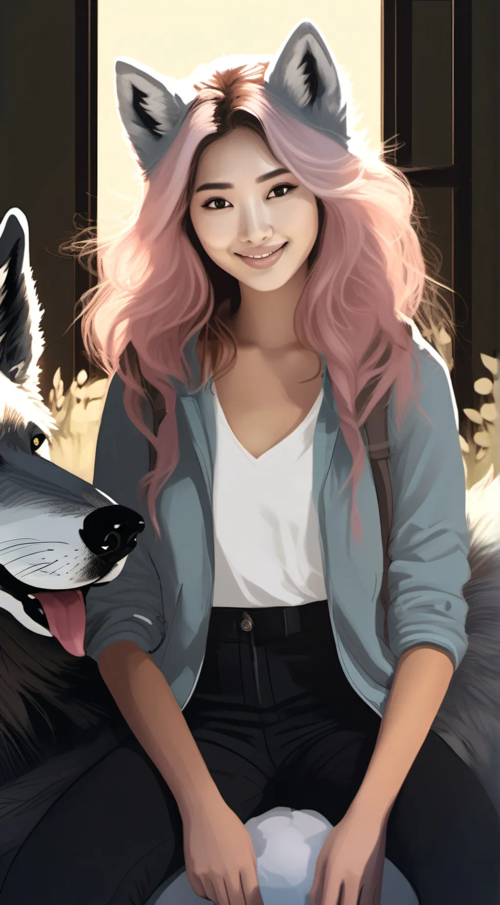 ai character: Mia background