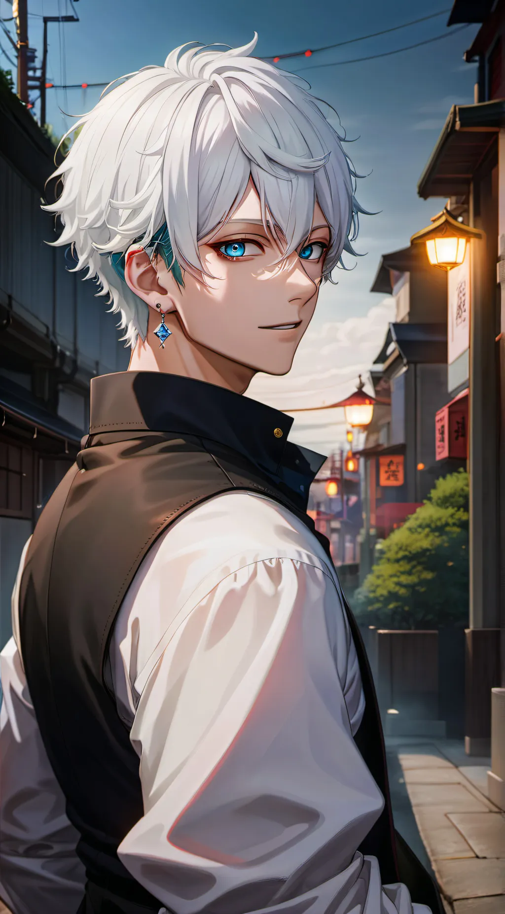 ai character: Satoru Gojo background