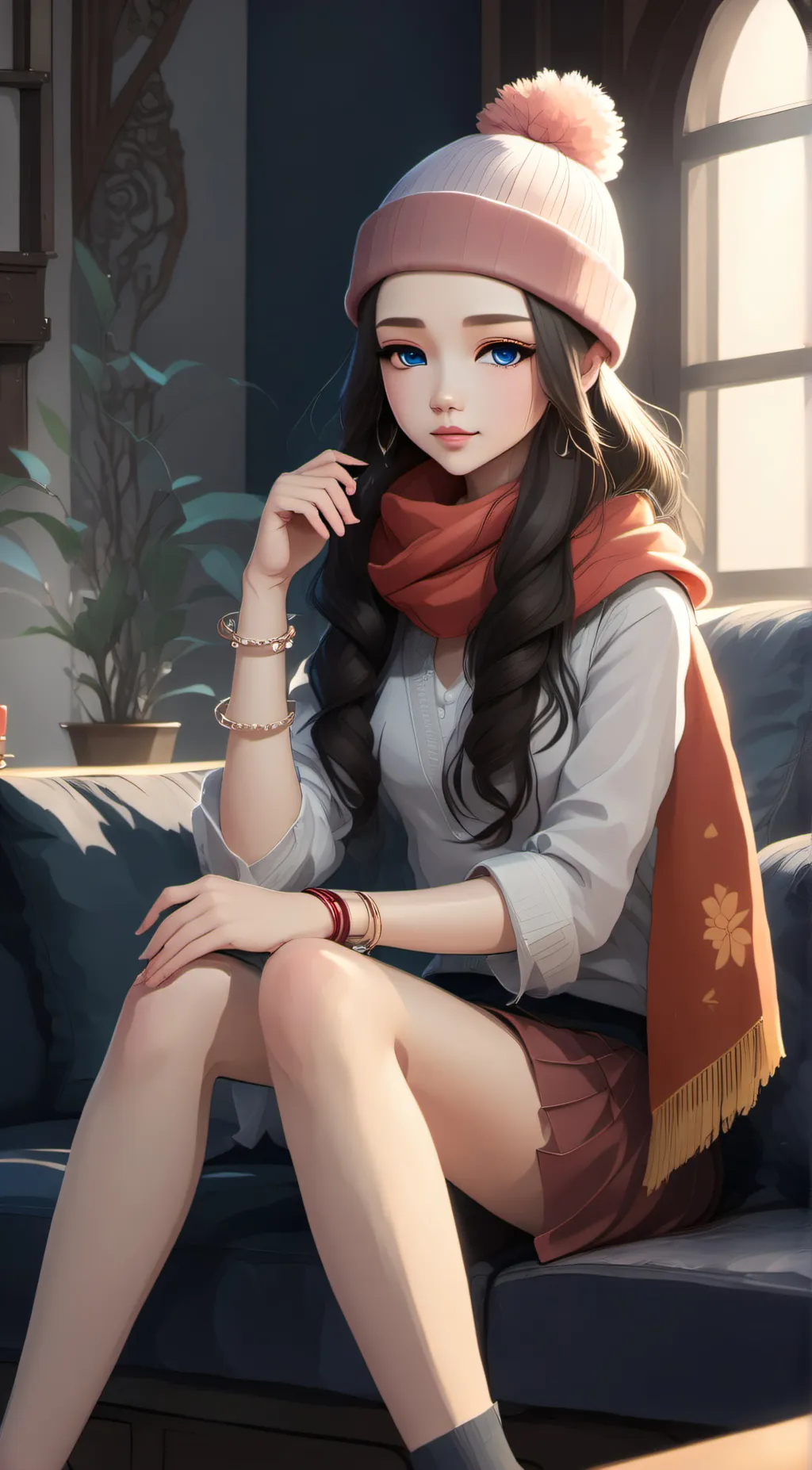 ai character: trixia mae background