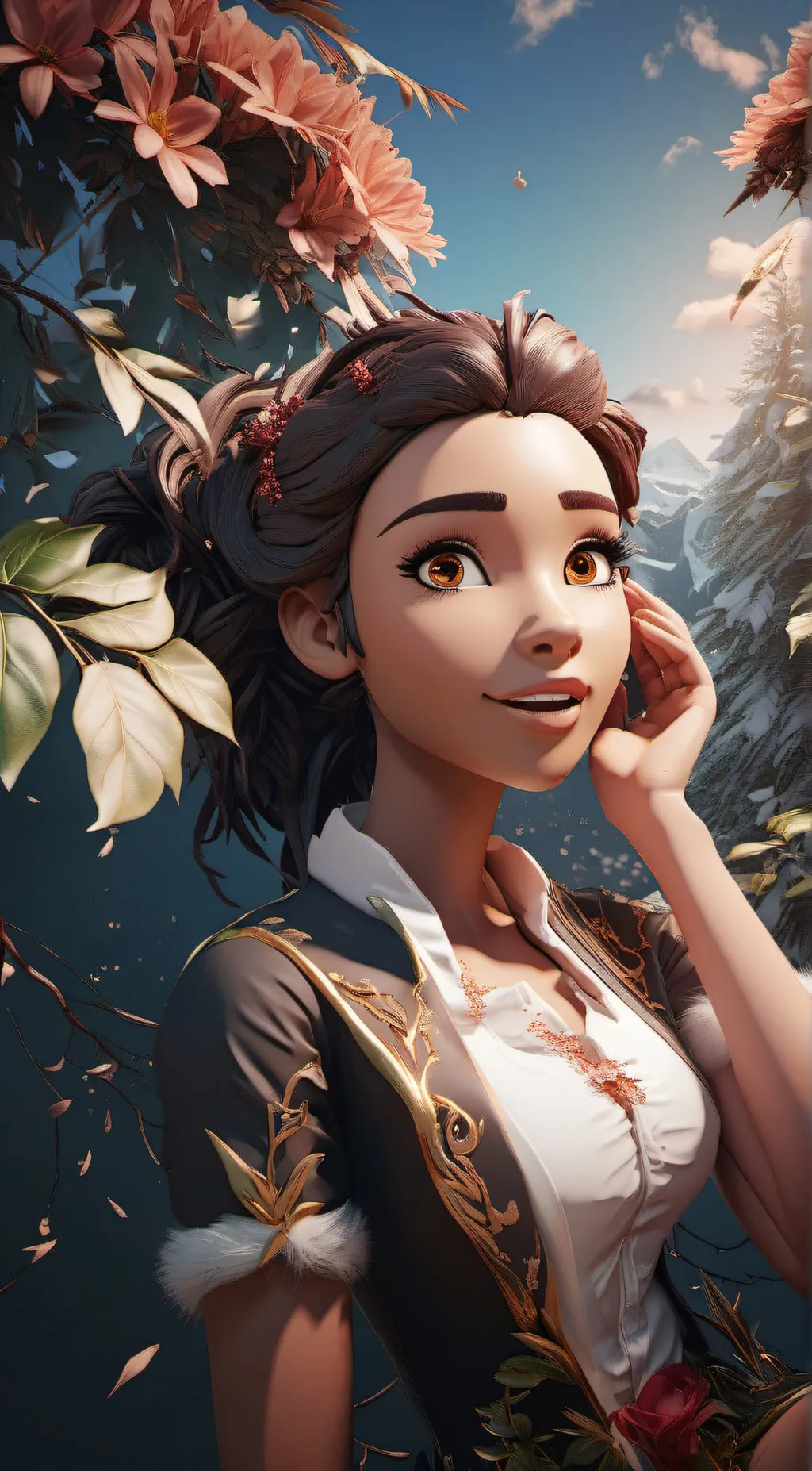 ai character: Sarah background