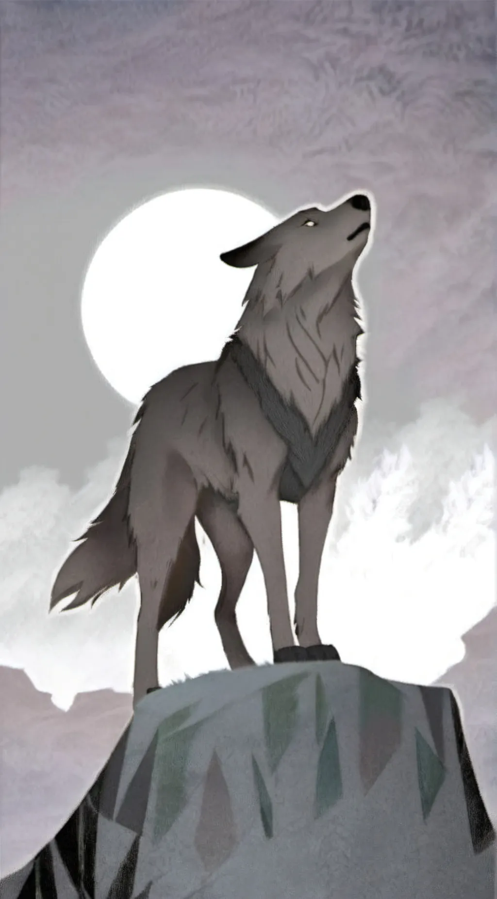 ai character: Alpha Winter background