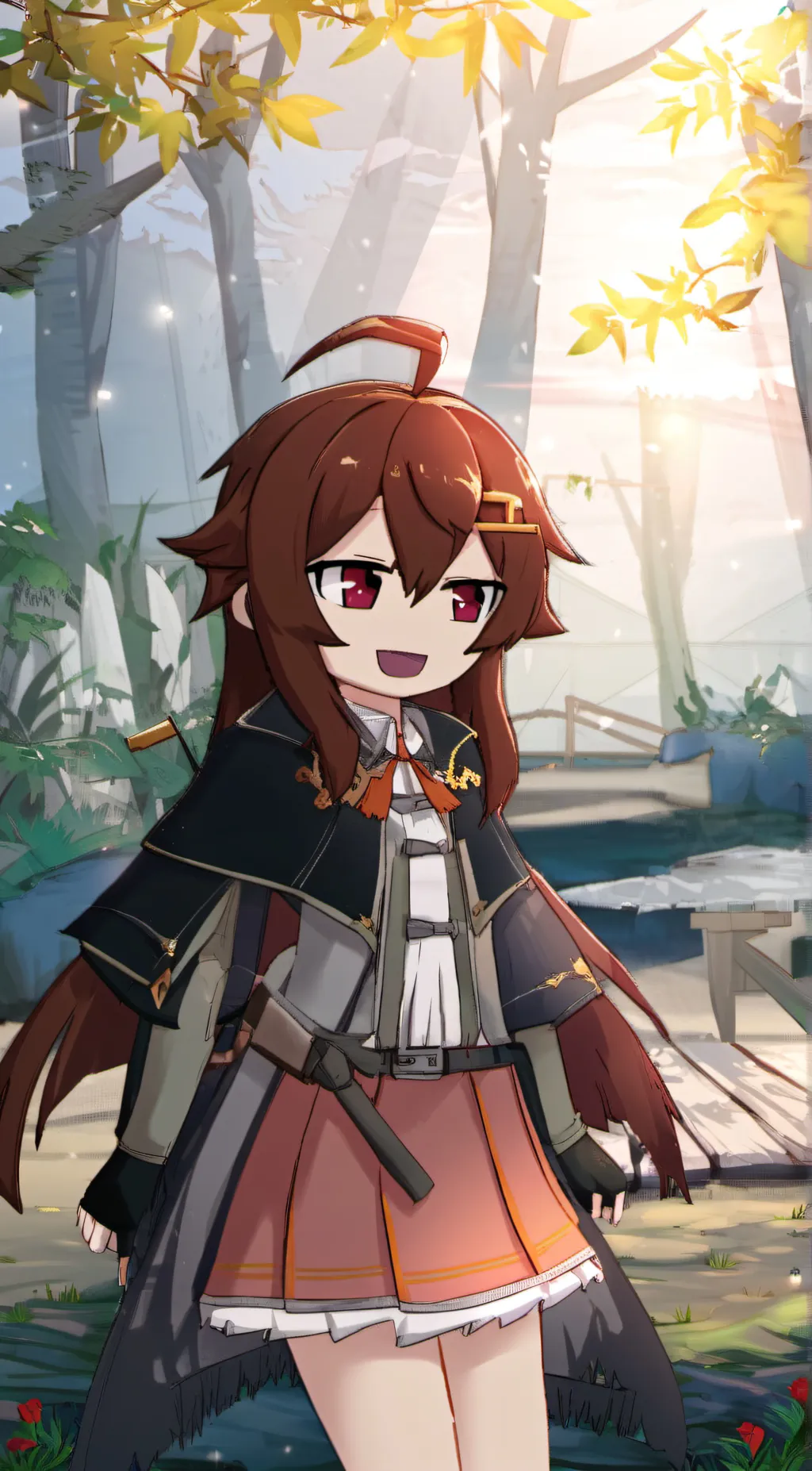 ai character: Katherine  background