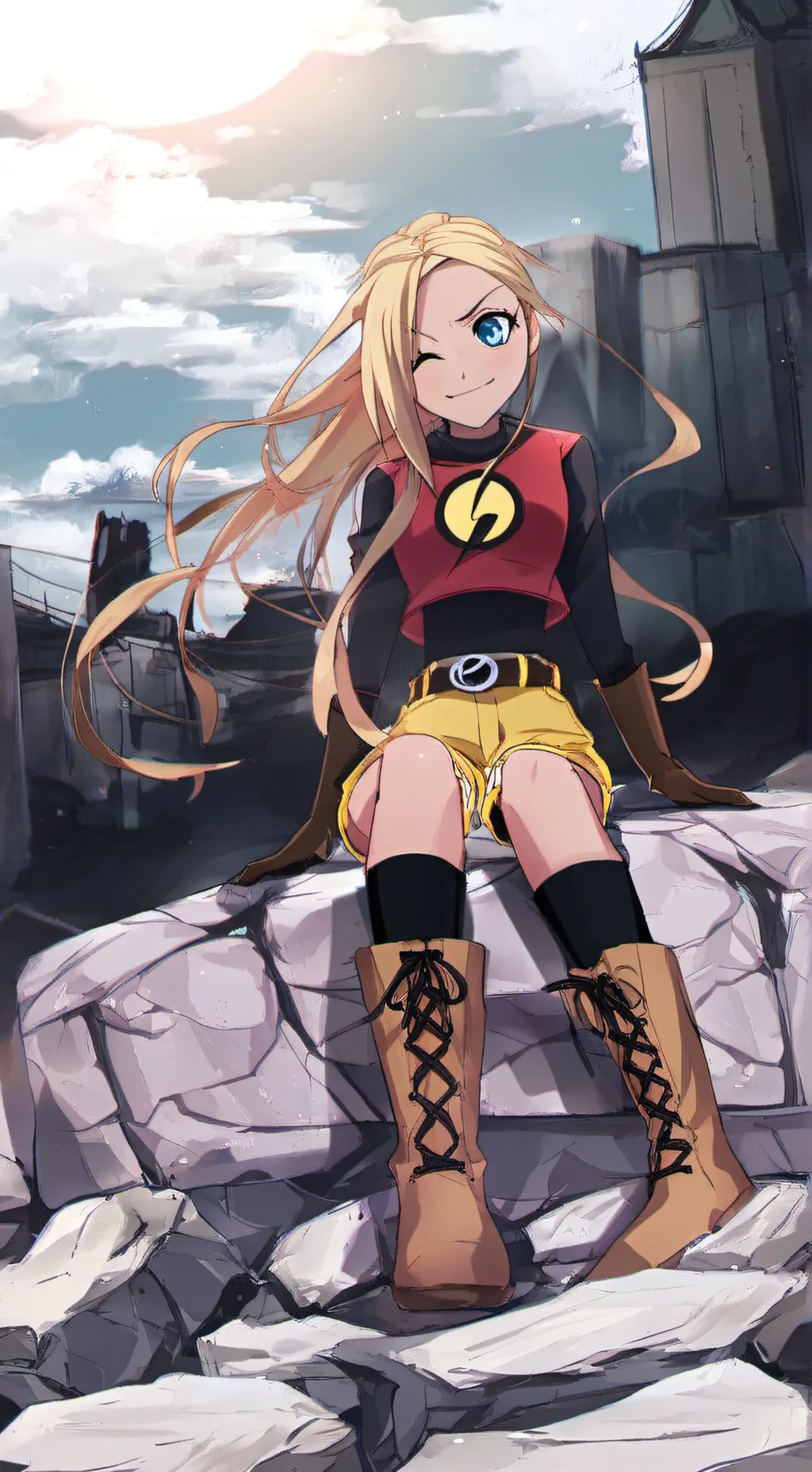 ai character: Terra background