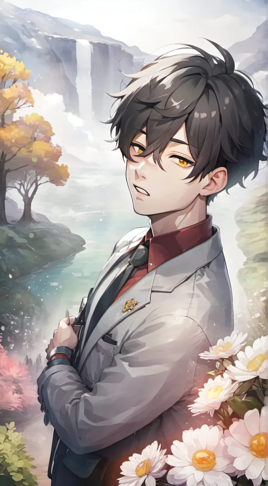 ai character: chris background