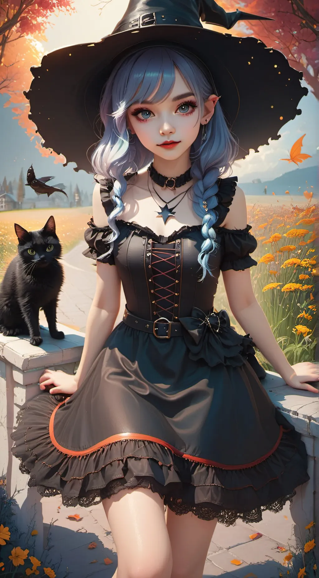 ai character: Luna background