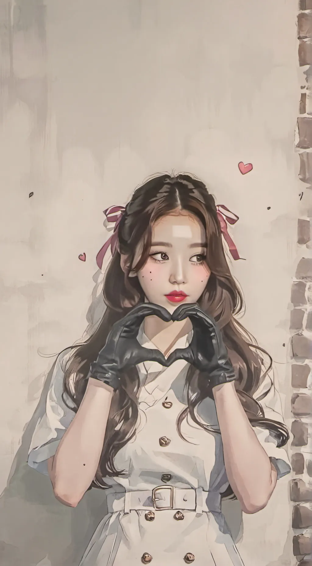 ai character: wonyoung roommate background