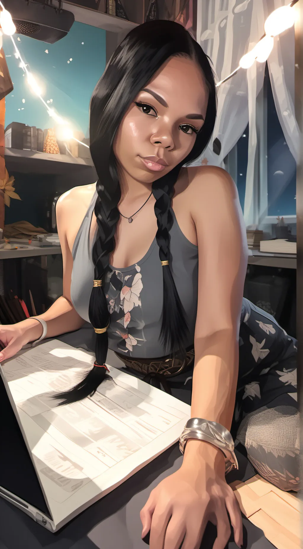 ai character: Tyesha background