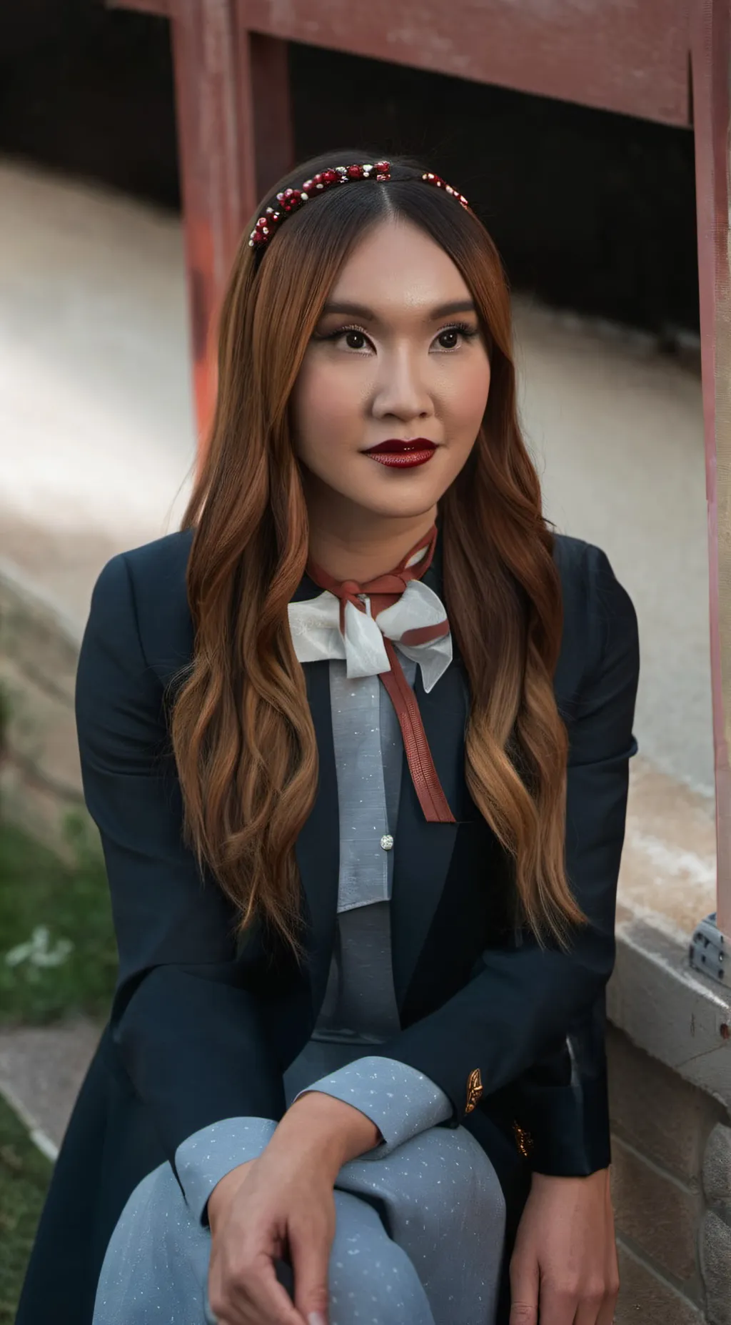 ai character: Ella  background