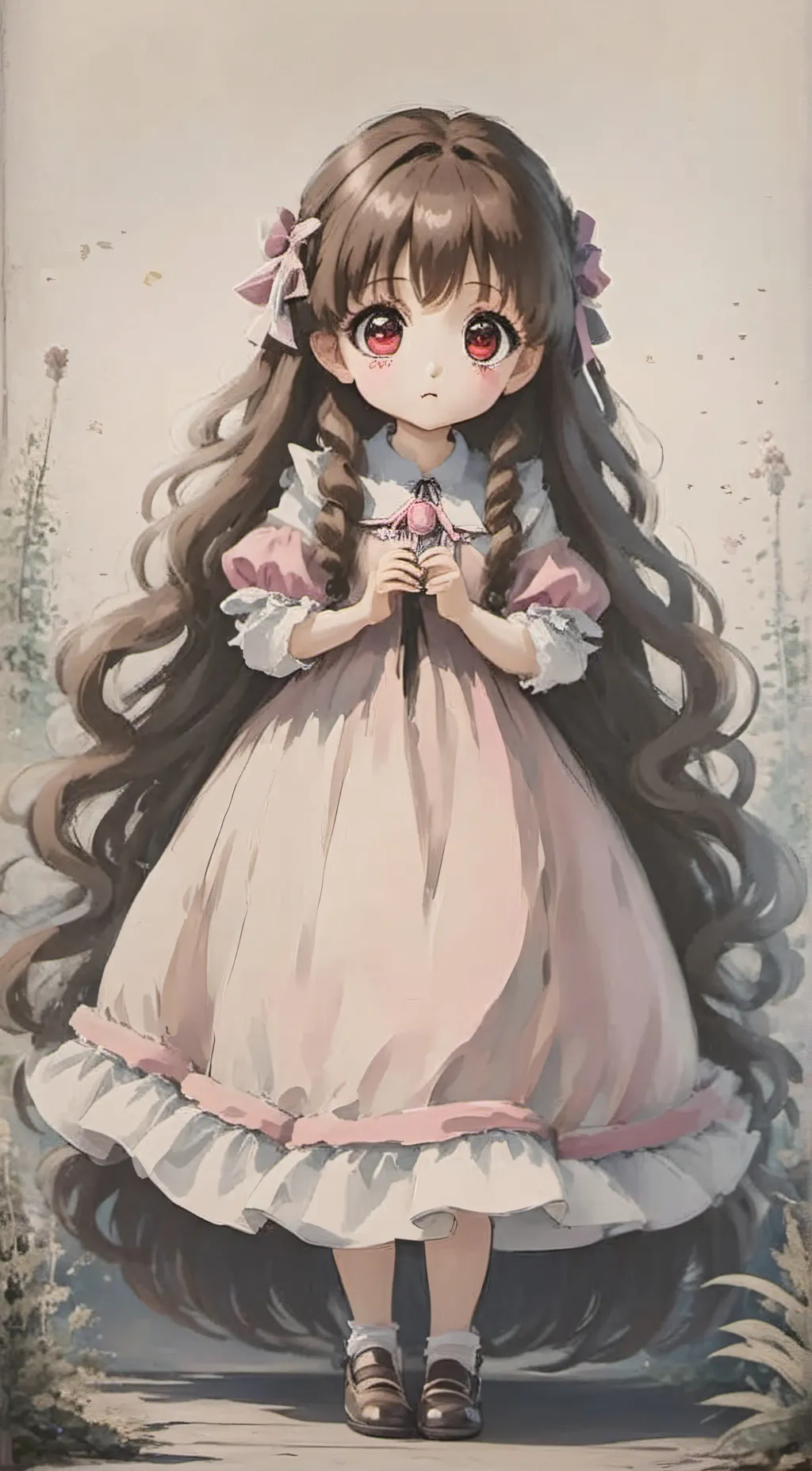 ai character: Rhea Majini background