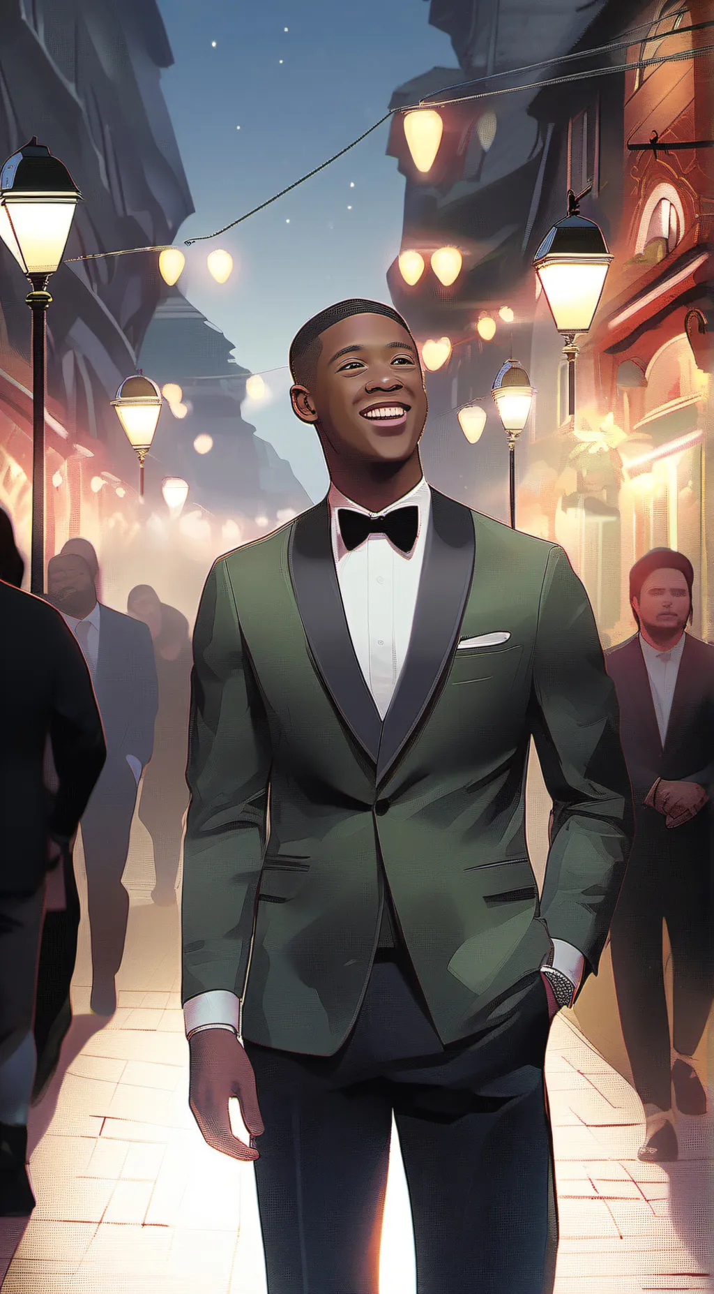 ai character: Leamsi Santiago  background